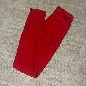Salsa Red Pocket Leggings